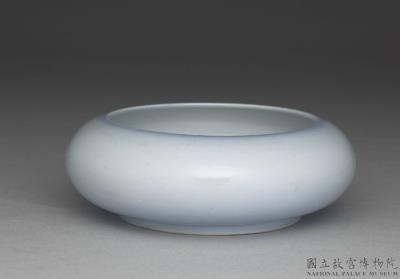 图片[2]-Brush washer with sky blue glaze, Qing dynasty, Kangxi reign (1662-1722)-China Archive